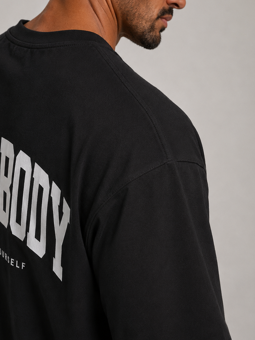Camiseta Oversize BullBody Basic-Black