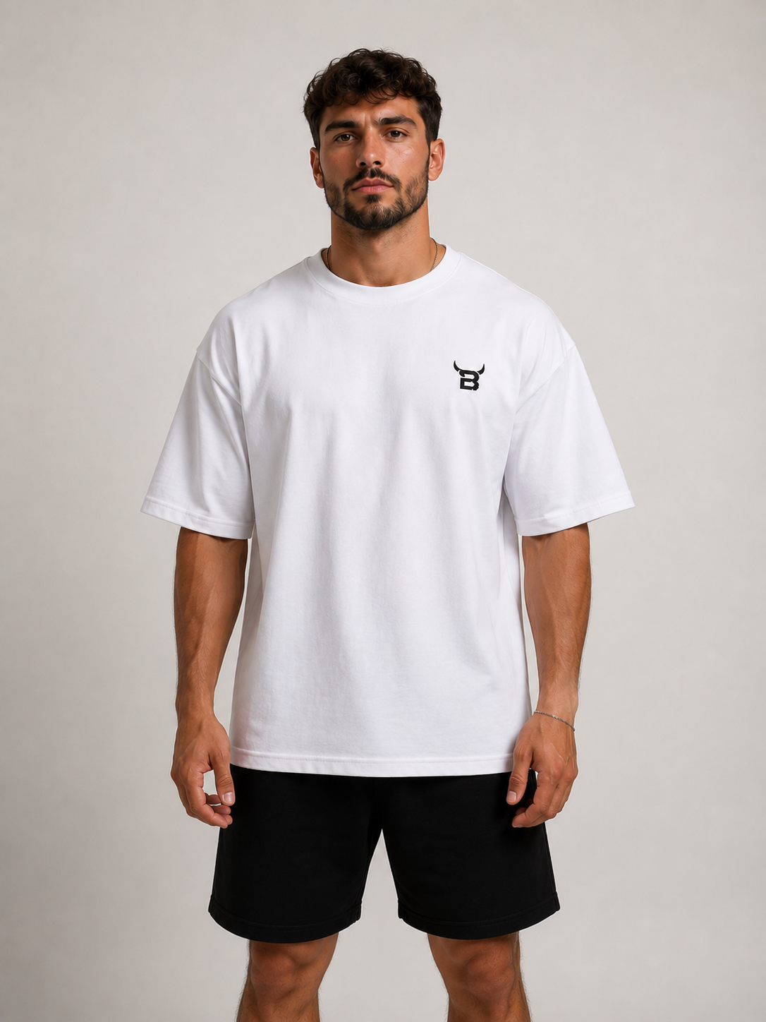 Camiseta Oversize BullBody Basic-White